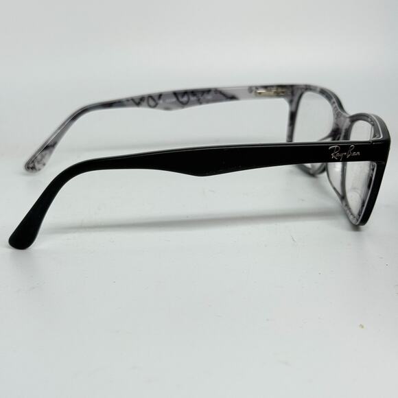 RAY-BAN RB5228 5405 Black Matte/Gray Eyeglasses Frame 53-17-140 H19521 - Picture 4 of 7